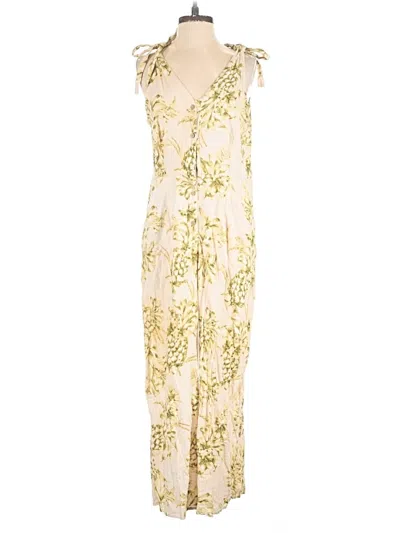 Pre-owned Panama Jack Jumpsuit In Yellow