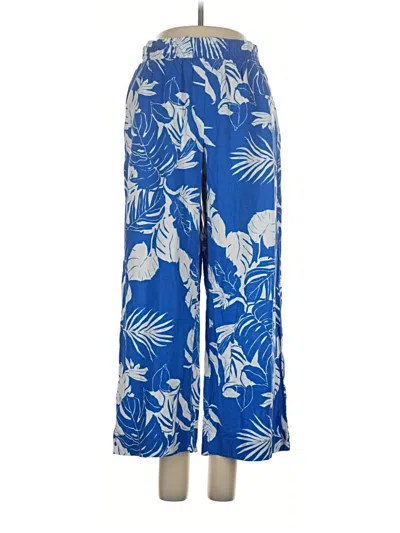 Pre-owned Panama Jack Linen Pants In Blue
