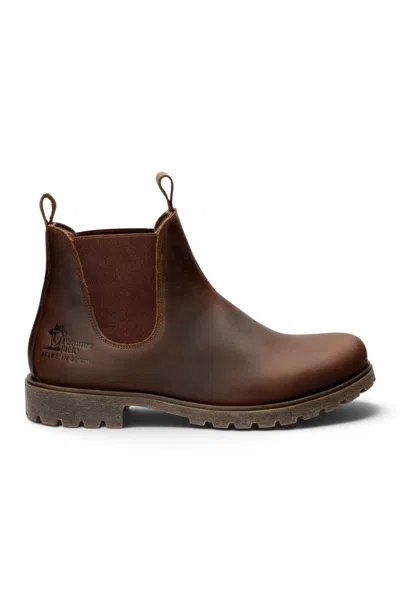 Panama Jack Men's Brown Leather Waterproof Chelsea Boots - Biar C1 In Multi