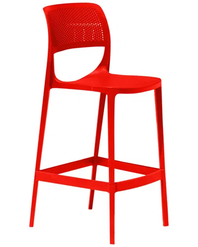 Panama Jack Mila Set Of 2 Stackable Side Chairs In Red