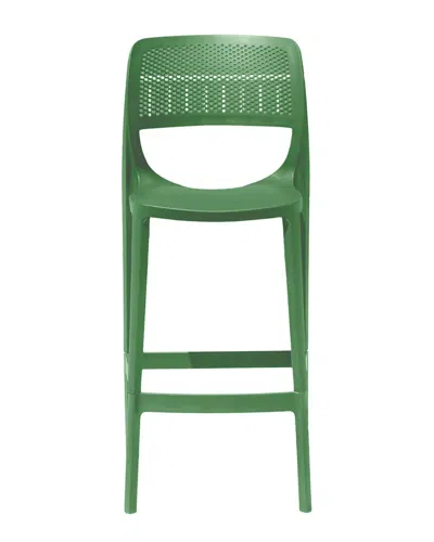 Panama Jack Mila Set Of 2 Stackable Side Chairs In Green