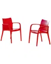 Panama Jack Pedro Set Of 2 Stackable Armchairs