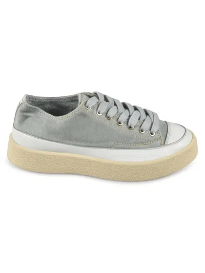 Panama Jack Platform Lace-up Sneakers In Pearl