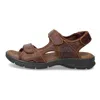 Panama Jack Salton C4 - Men's Open Toe Leather Sandals In Brown
