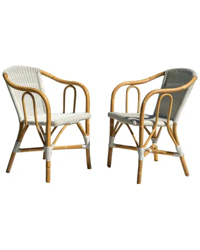 Panama Jack Set Of 2 Barina Bistro Armchairs