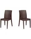 Panama Jack Siena Set Of 2 Stackable Side Chairs