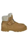 Pànchic Panchic P99 Ankle Strap Boot Shearling In Brown