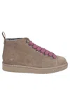 Pànchic Panchic Sneakers With Unique Lacing And Plush Lining For Effortless Style In Brown