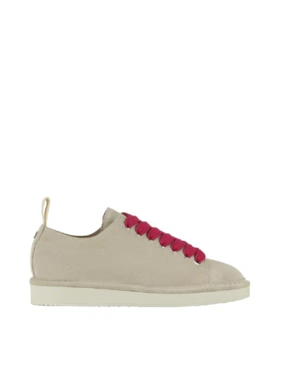 PÀNCHIC FOG-COLOURED SUEDE UPPER SNEAKERS