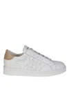 Pànchic Panchic Lace Up Shoe Leather In White