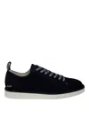 Pànchic Panchic Lace Up Shoe Suede In Black