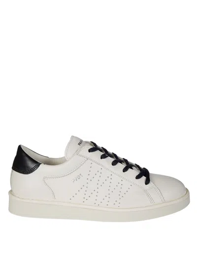 Pànchic Panchic Lace Up Shoe Suede In White
