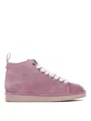 Pànchic Panchic Woman Sneakers Pastel Pink Size 11 Leather In Color Carne Y Neutral