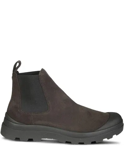 Pànchic Leather Boots In Brown