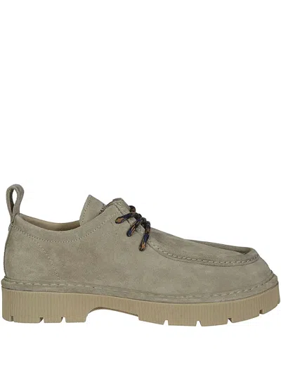 Pànchic Leather Derby Shoes In Neutrals