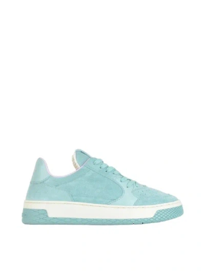 Pànchic Low P02 Sneakers In Verde Blu E Verdi