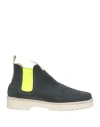 Pànchic Panchic Man Ankle Boots Charcoal Size 10 Leather In Gray