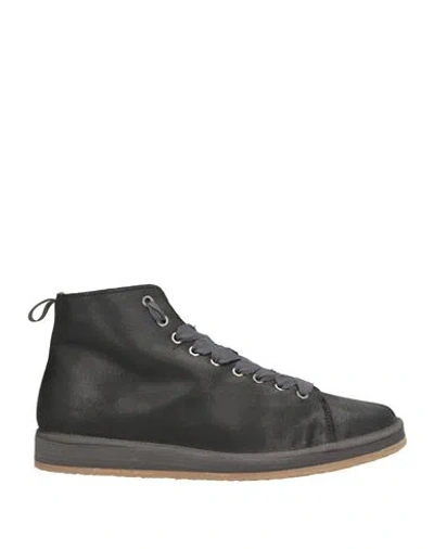 Pànchic Panchic Man Ankle Boots Charcoal Size 9 Leather In Gray