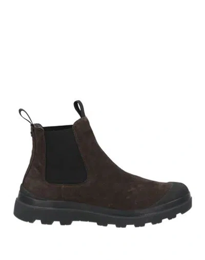 Pànchic Panchic Man Ankle Boots Dark Brown Size 12 Leather