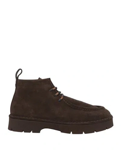 Pànchic Panchic Man Ankle Boots Dark Brown Size 9 Leather