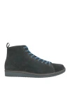Pànchic Panchic Man Ankle Boots Gunmetal Size 12 Textile Fibers In Gray