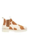 Pànchic Panchic Man Ankle Boots Ivory Size 4 Leather In White