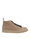 Pànchic Panchic Man Ankle Boots Light Grey Size 12 Leather In Gray