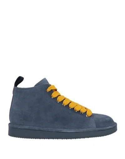 Pànchic Panchic Man Ankle Boots Slate Blue Size 8 Leather