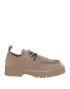 Pànchic Panchic Man Lace-up Shoes Beige Size 7 Leather