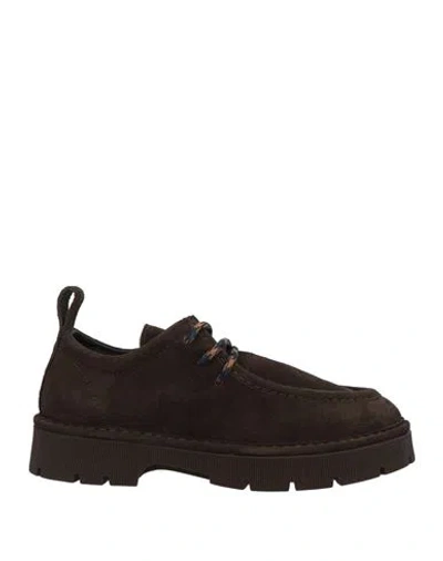 Pànchic Panchic Man Lace-up Shoes Dark Brown Size 6 Leather