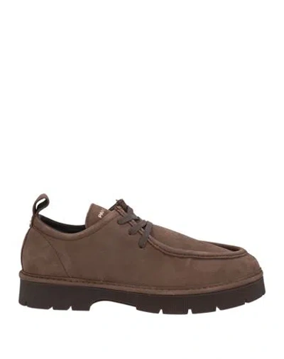 Pànchic Panchic Man Lace-up Shoes Brown Size 12 Leather