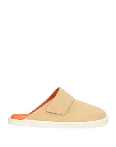 Pànchic Panchic Man Mules & Clogs Sand Size 11 Synthetic Material In Beige