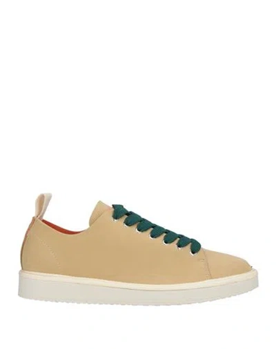 Pànchic Panchic Man Sneakers Beige Size 7 Textile Fibers In Brown