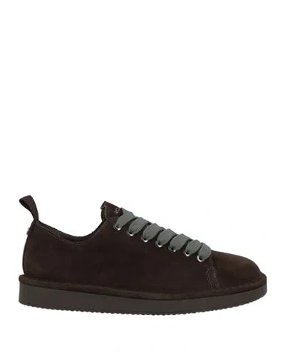 Pànchic Panchic Man Sneakers Dark Brown Size 10 Leather