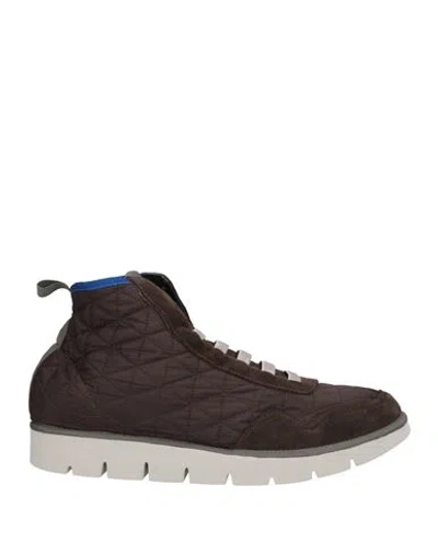 Pànchic Panchic Man Sneakers Dark Brown Size 11 Textile Fibers, Leather
