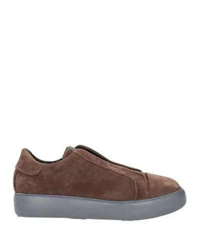 Pànchic Panchic Man Sneakers Dark Brown Size 4 Leather
