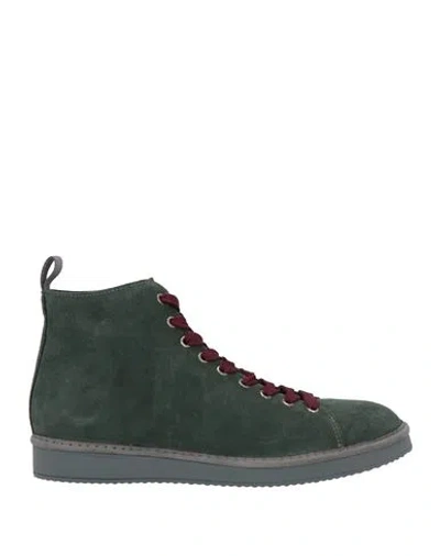 Pànchic Panchic Man Sneakers Dark Green Size 7 Soft Leather