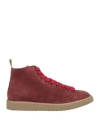 Pànchic Panchic Man Sneakers Garnet Size 12 Leather In Red