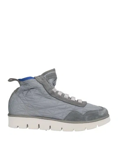 Pànchic Panchic Man Sneakers Grey Size 8 Textile Fibers, Leather In Gray