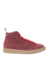 Pànchic Panchic Man Sneakers Mauve Size 9 Leather In Purple