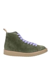 Pànchic Panchic Man Sneakers Military Green Size 8 Leather