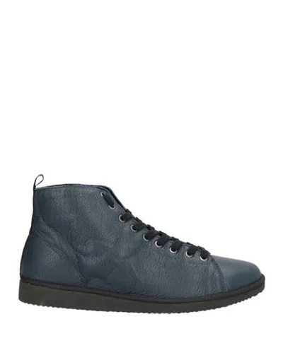 Pànchic Panchic Man Sneakers Navy Size 10 Leather In Blue