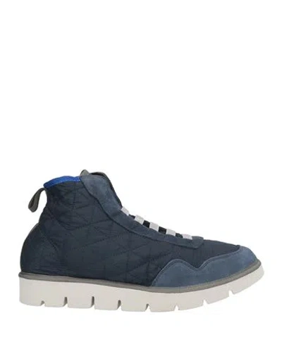 Pànchic Panchic Man Sneakers Navy Size 8 Textile Fibers, Leather In Blue