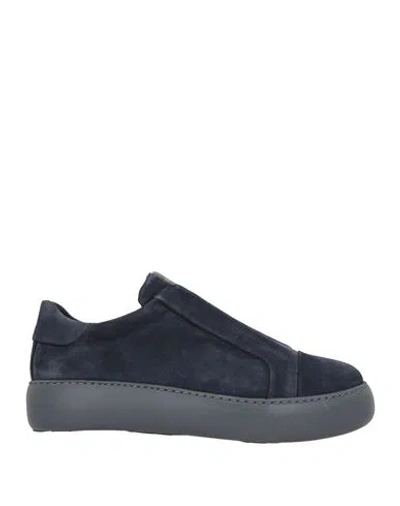 Pànchic Panchic Man Sneakers Navy Size 9 Leather In Blue
