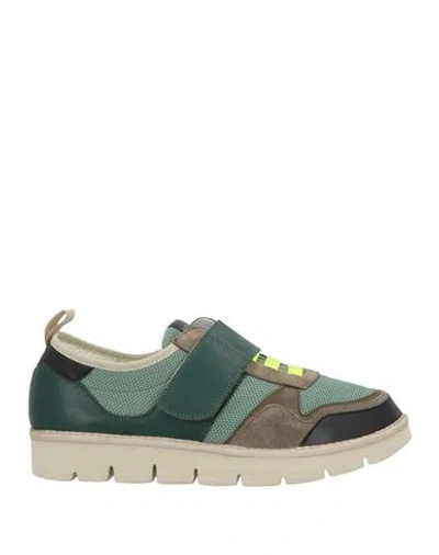 Pànchic Panchic Man Sneakers Sage Green Size 10 Leather, Textile Fibers