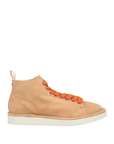 Pànchic Panchic Man Sneakers Sand Size 7 Leather In Beige