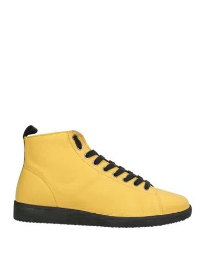 Pànchic Panchic Man Sneakers Yellow Size 10 Leather