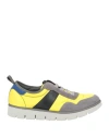 Pànchic Panchic Man Sneakers Yellow Size 10 Leather, Nylon In Yellow