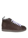 Pànchic Panchic P01 Ankle Boot Suede Faux Fur Lining In Brown