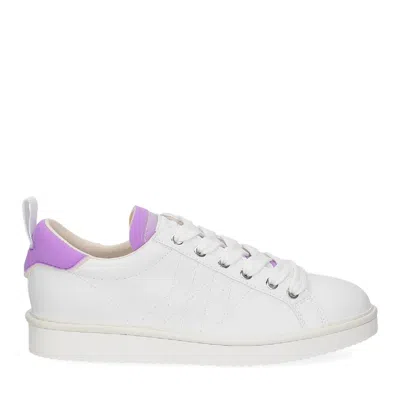 Pànchic Stylish Eco-leather Sneakers For Women In White